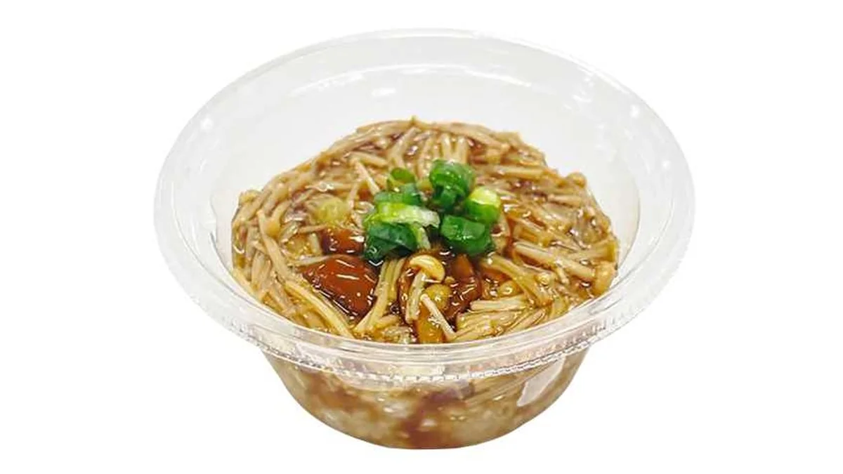 なめたけで食べる粗おろし大根