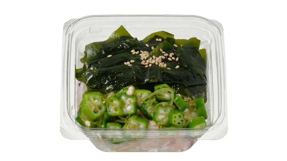 三陸産めかぶとオクラの海藻サラダ