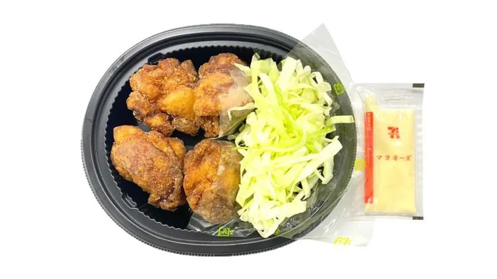 鶏もも肉の醤油から揚げ　マヨネーズ付き