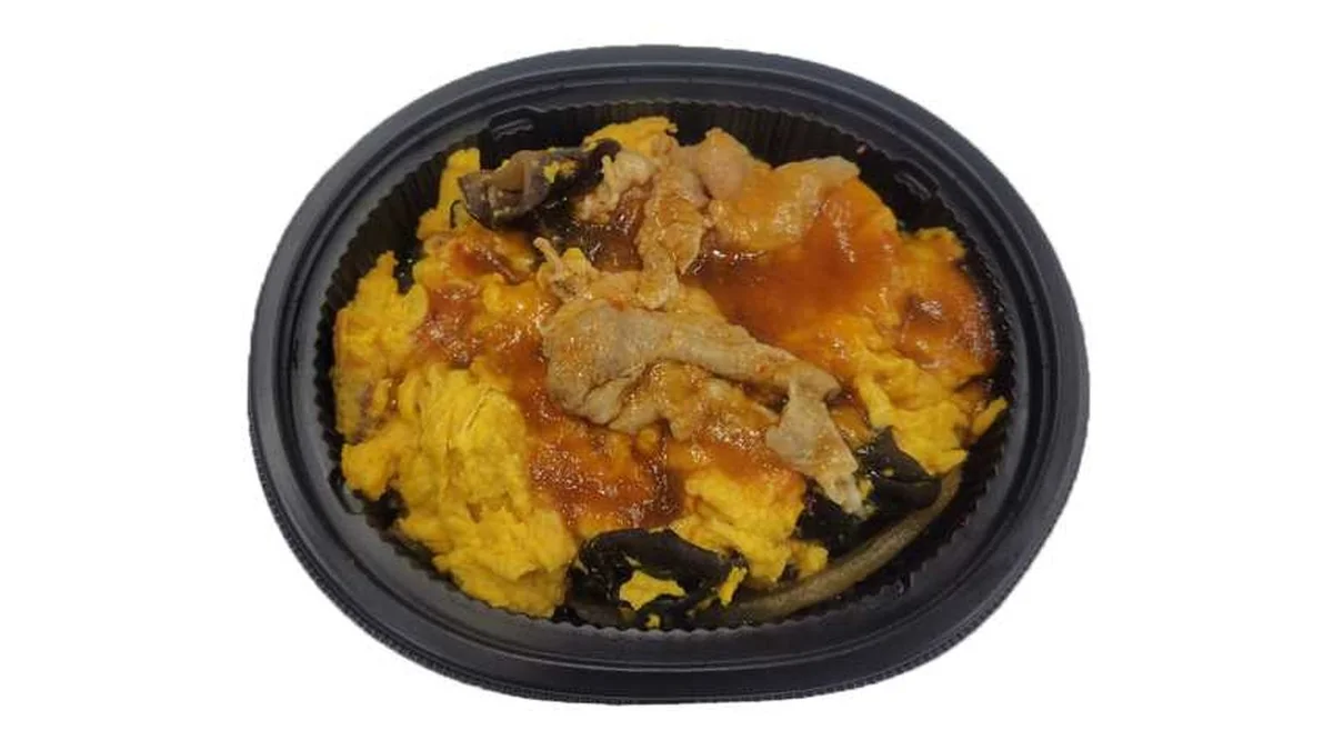 豚肉ときくらげのふんわり中華玉子炒め