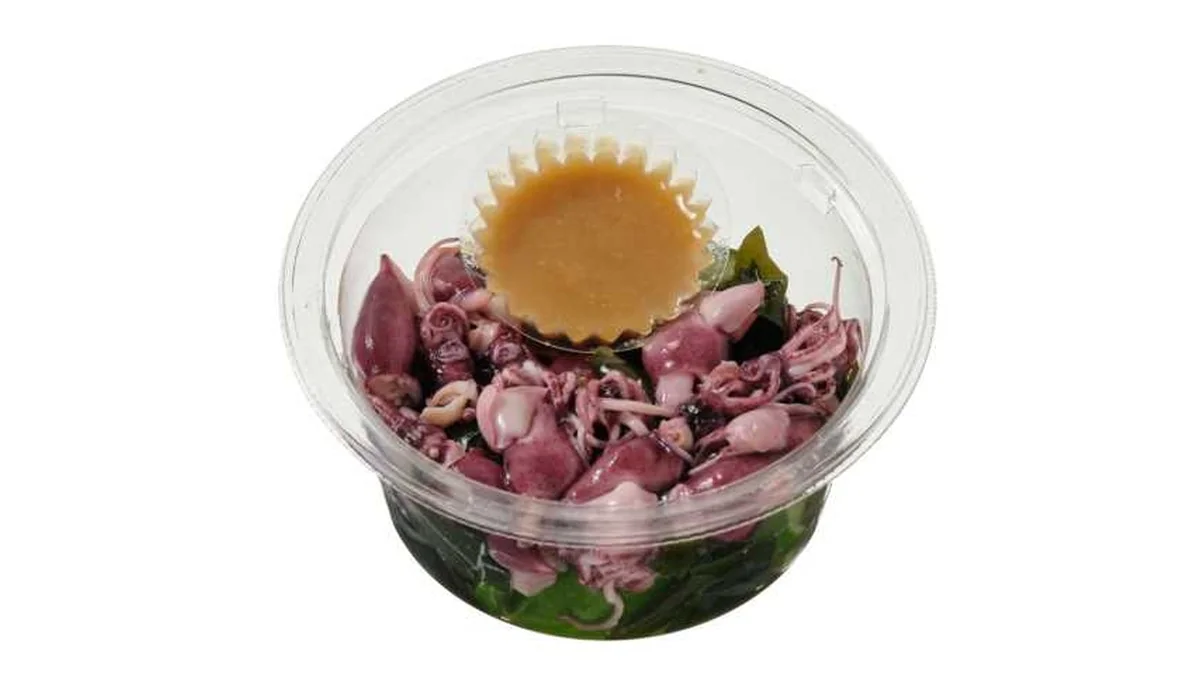 ホタルイカときゅうりのからし酢味噌和え