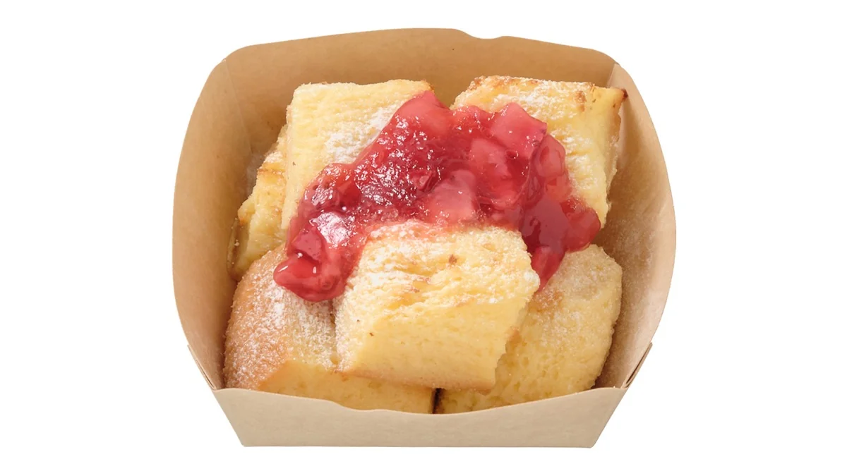 しみふわ食感　フレンチトースト　いちごソース