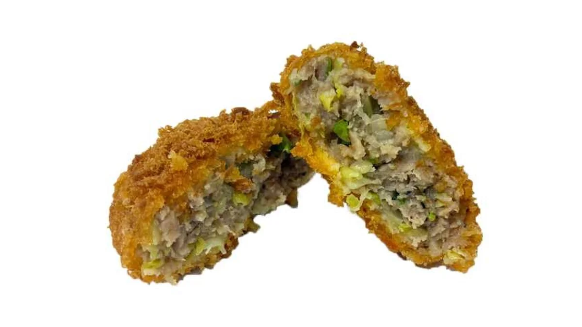 春キャベツメンチカツ