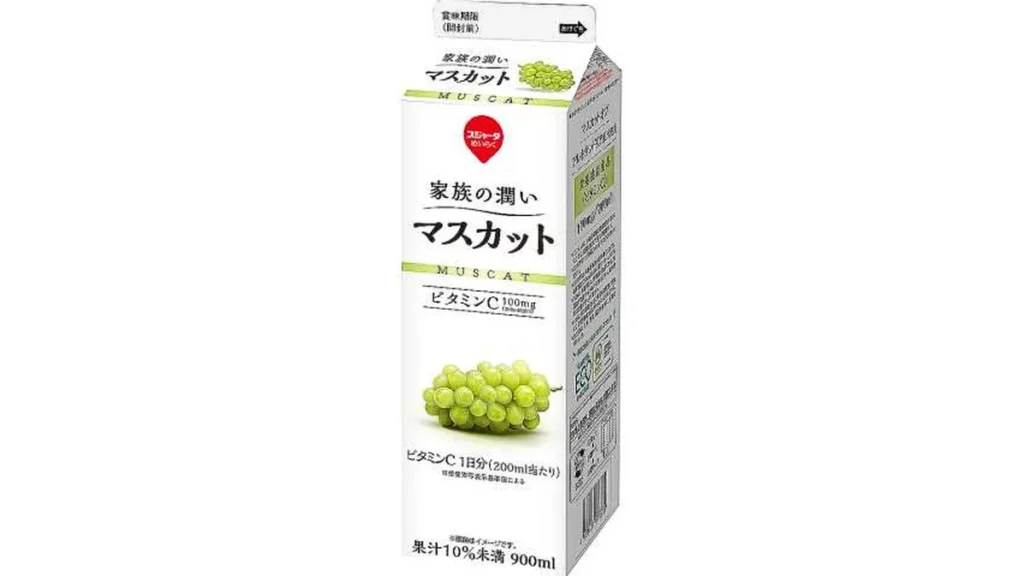 スジャータ　家族の潤い　マスカット　９００ｍｌ