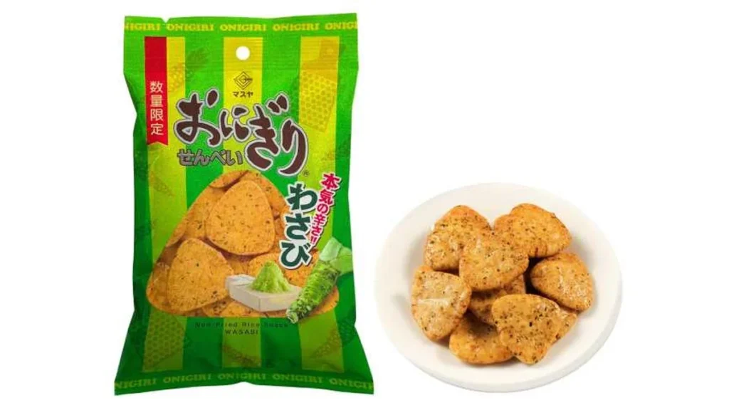 マスヤ　おにぎりせんべい　わさび