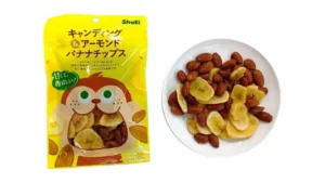 正栄　キャンディングアーモンド＆バナナチップス