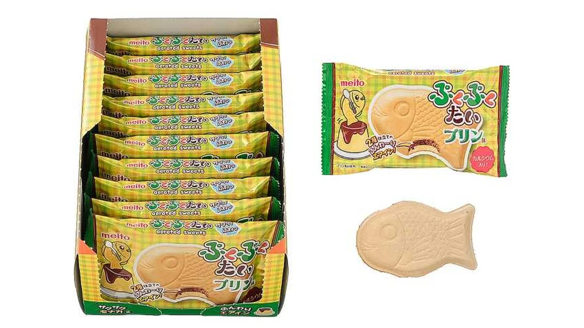 ｍｅｉｔｏ　ぷくぷくたい　プリン味