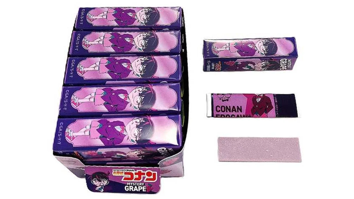 ロッテ　名探偵コナンガムグレープ