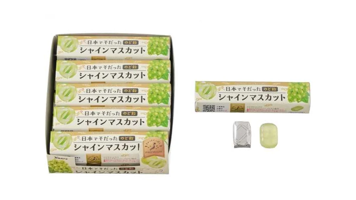 カンロ 日本でそだったのど飴 シャインマスカット