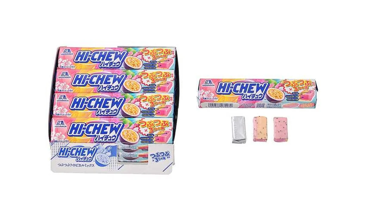 森永　ハイチュウ　つぶつぶトロピカルミックス