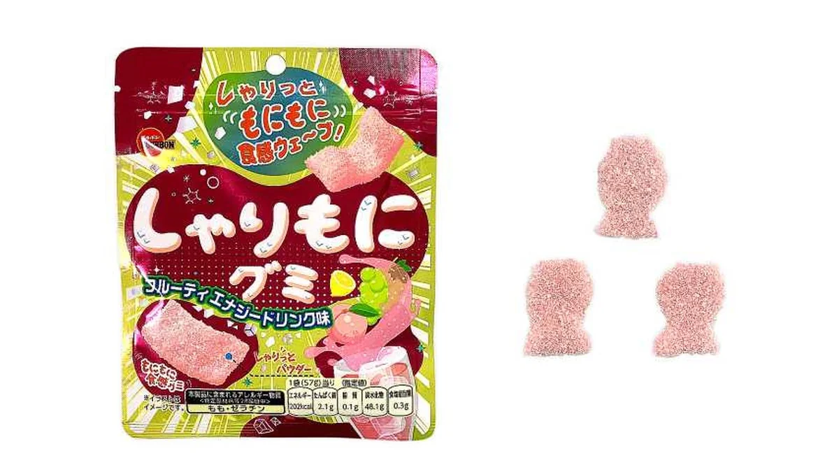 ブルボン　しゃりもにグミフルーティエナジードリンク味