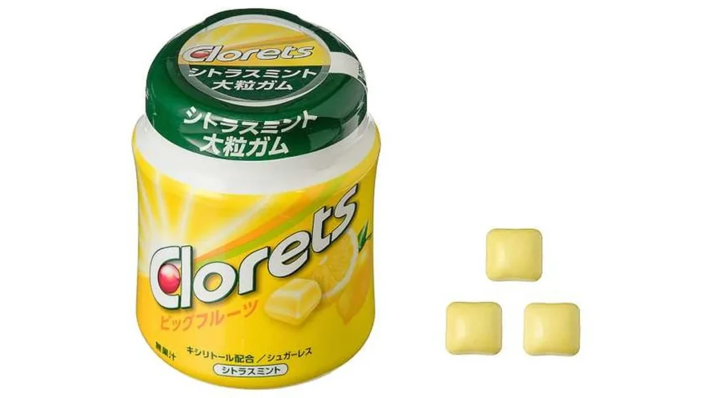 モンデリーズ　クロレッツビッグフルーツシトラスミント　ボトル