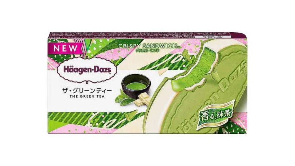 ハーゲンダッツ　クリスピーサンド　ザ・グリーンティー