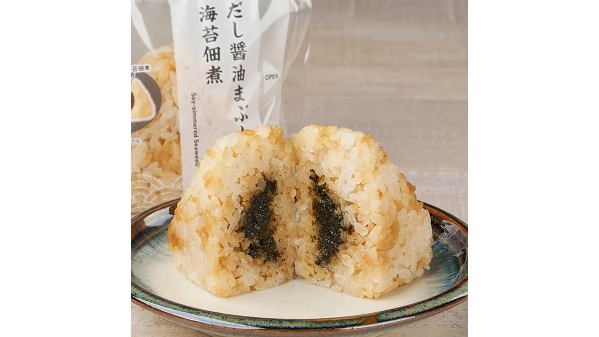 だし醤油まぶし飯　海苔佃煮おむすび