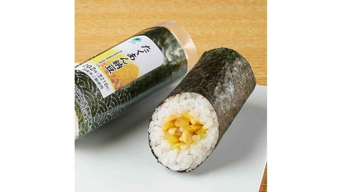手巻寿司　たくあん納豆