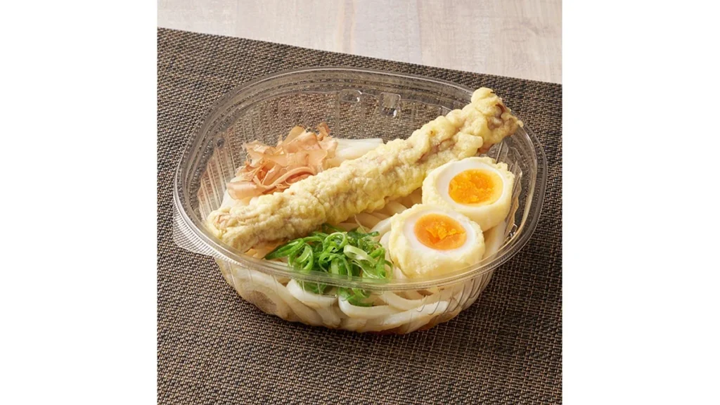【関西】冷しちく玉天うどん