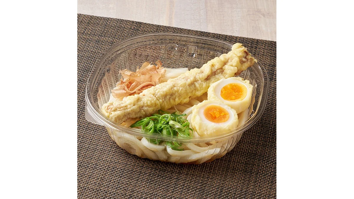 【関西】冷しちく玉天うどん