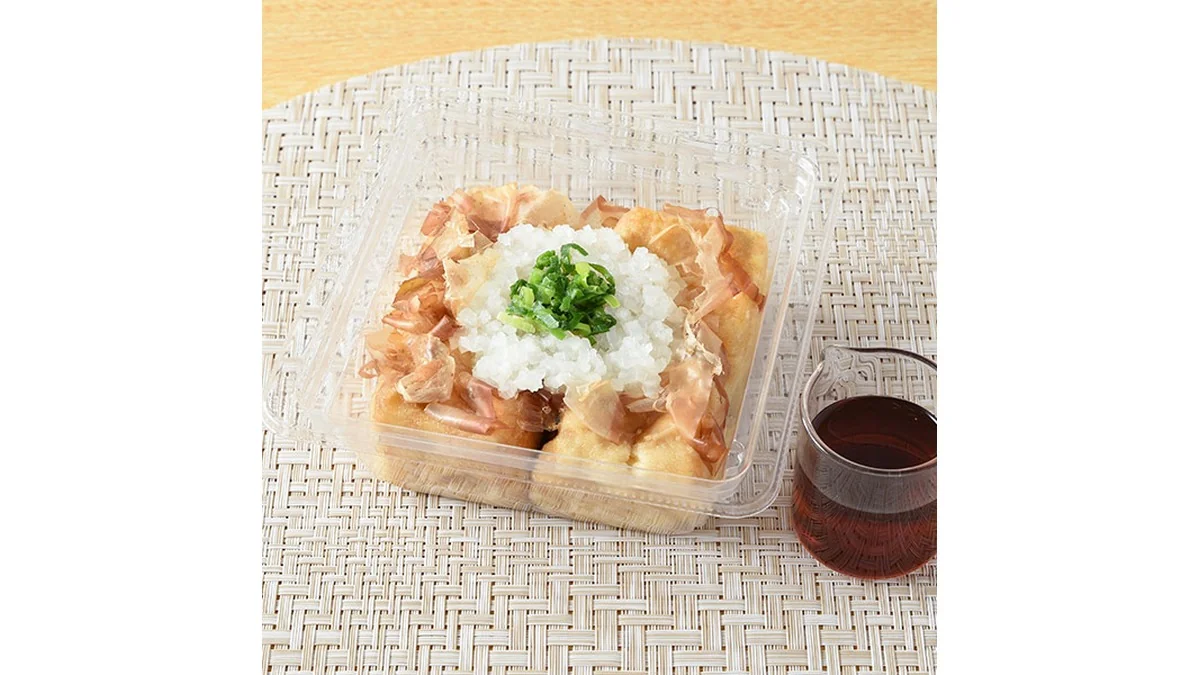 たっぷり大根おろしの冷し揚げ出し豆腐