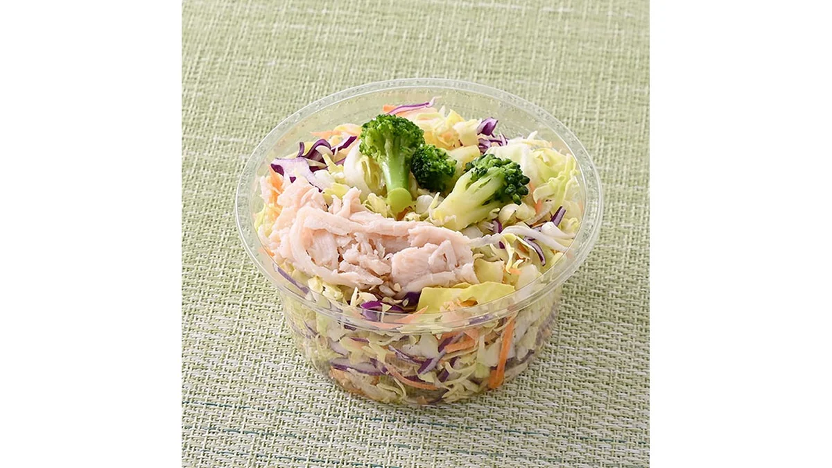 蒸し鶏入りミックスサラダ