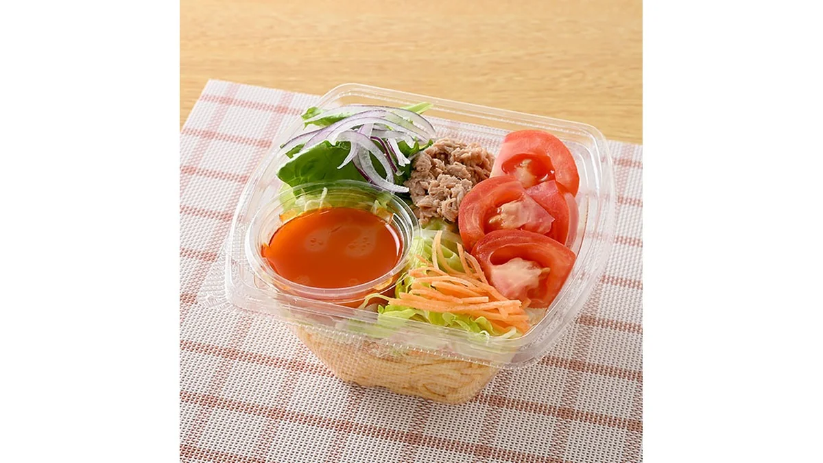 【関西】特製ドレッシングのトマトとツナのパスタサラダ