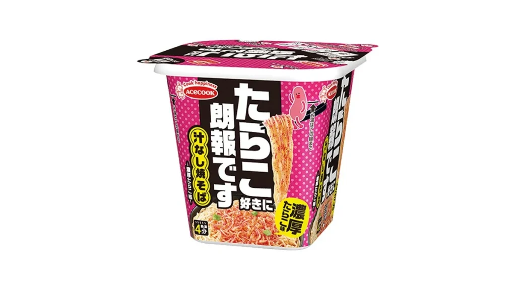 たらこ好きに朗報です　濃厚たらこ味汁なし焼そば