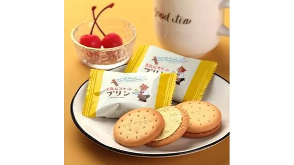 豆乳ビスケット　プリンクリーム　10p