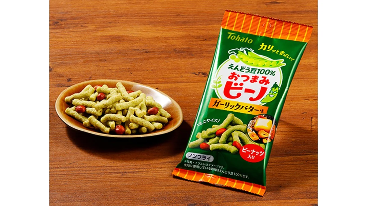 東ハト　おつまみビーノ　ガーリックバター味