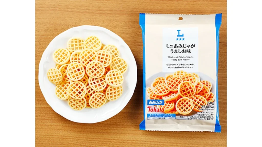 ミニあみじゃが　うましお味