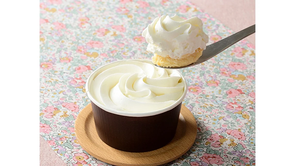 なめらか2層のチーズケーキ