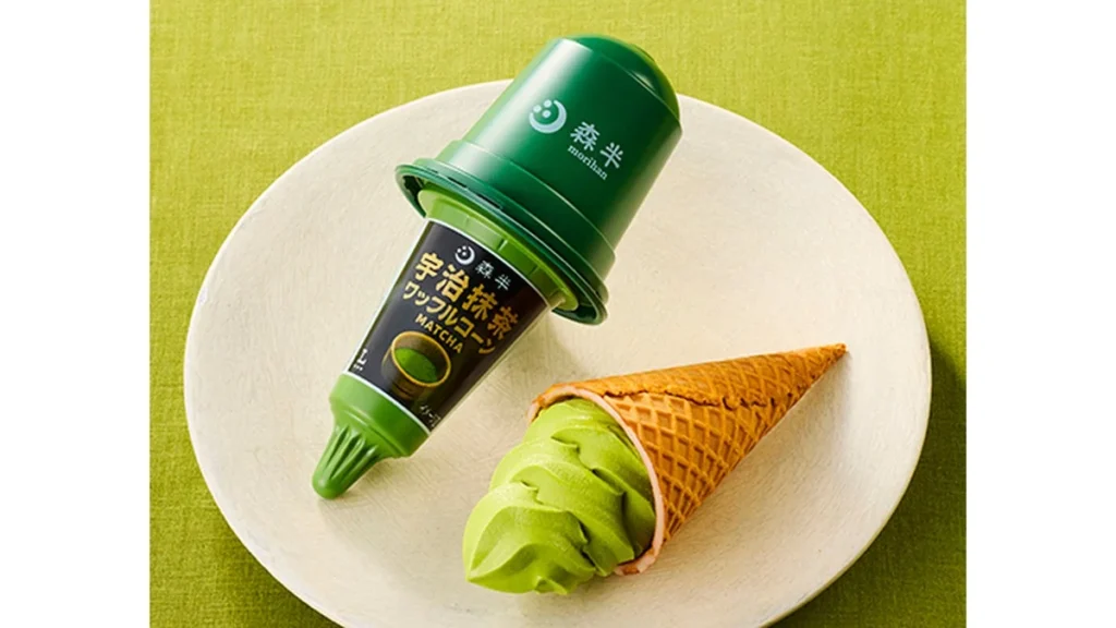 森半　宇治抹茶ワッフルコーン