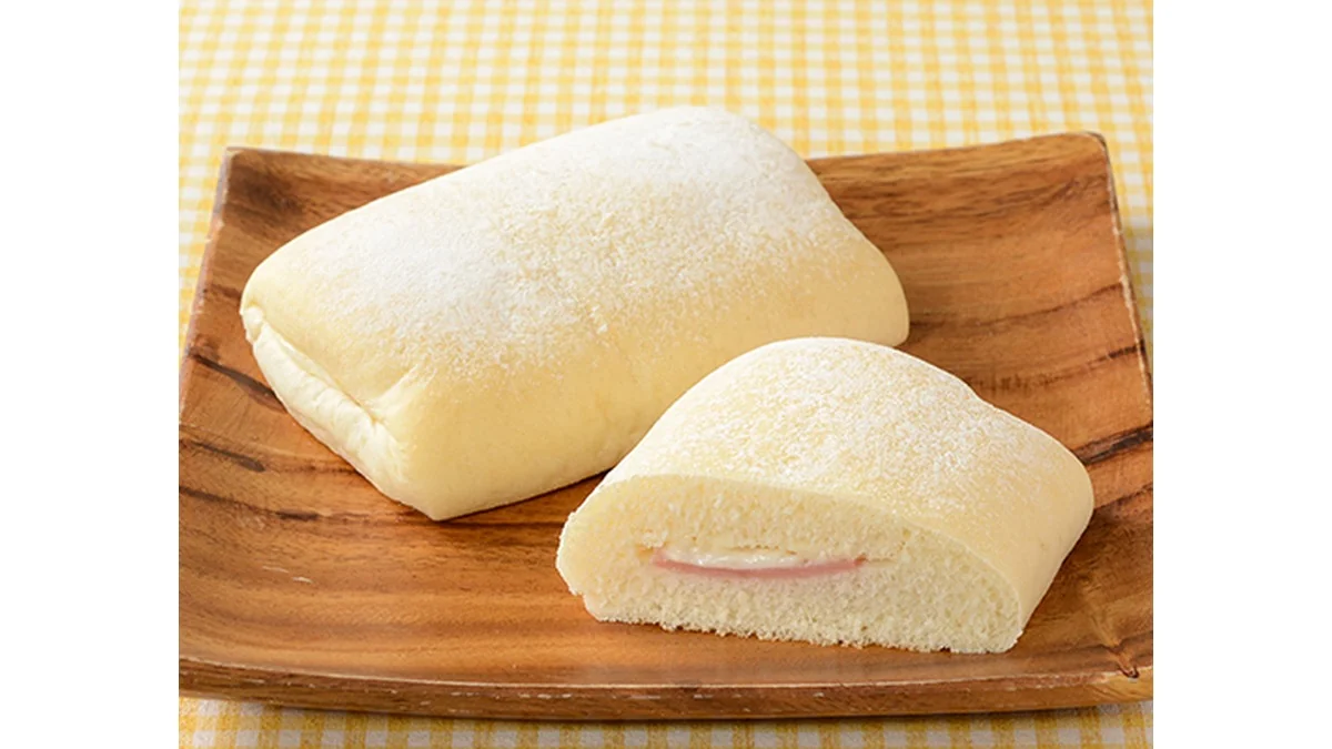 もっちりとしたハムチーズパン
