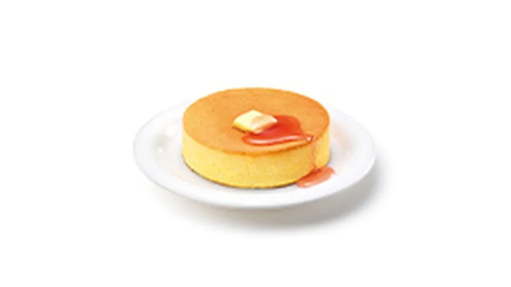 【イートイン・時間限定】ふんわりスフレパンケーキ ＜国産白桃ソース＞