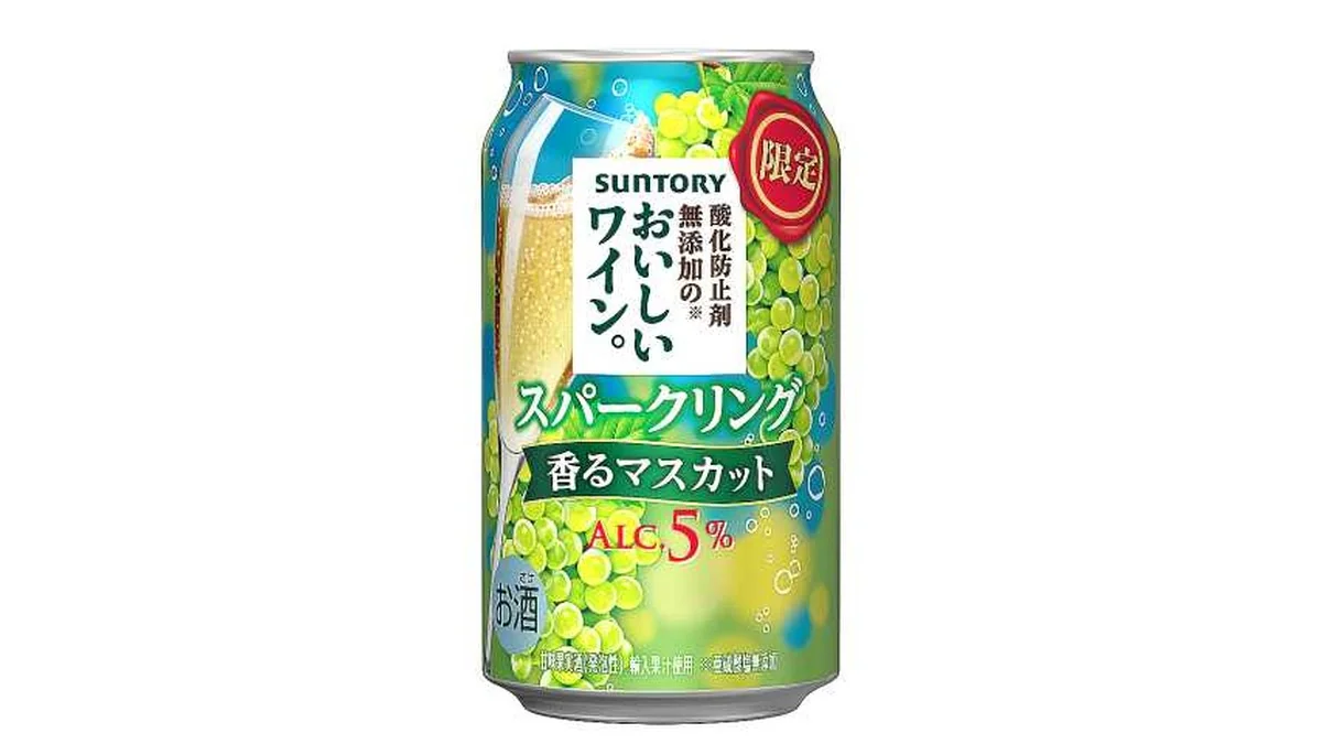 酸化防止剤無添加スパークリング　香るマスカット３５０ｍｌ
