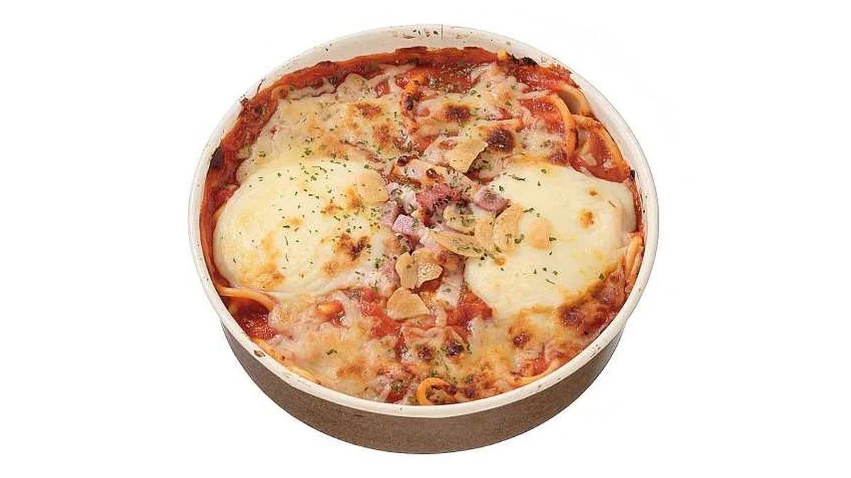 チーズの虜　アラビアータ　焼きパスタ