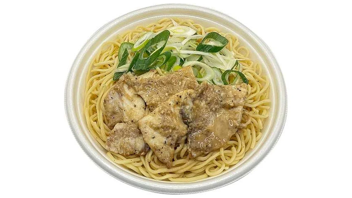 豚トロねぎ盛り塩焼そば