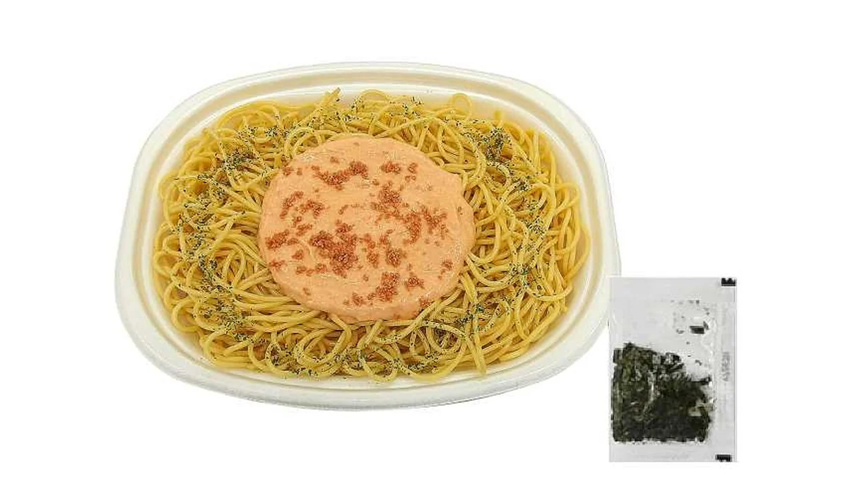 大盛りパスタ　明太マヨネーズ