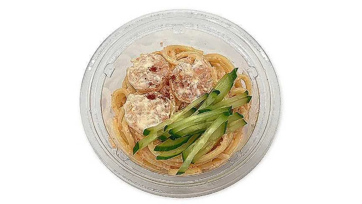 海老とかねふく明太のスパゲティサラダ