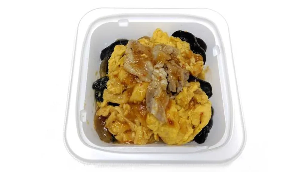 豚肉ときくらげのふんわり中華玉子炒め
