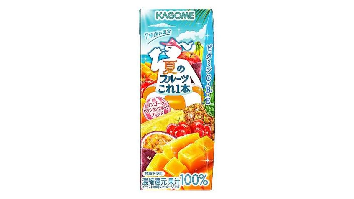 カゴメ　夏のフルーツこれ１本　マンゴー＆パッションフルーツ