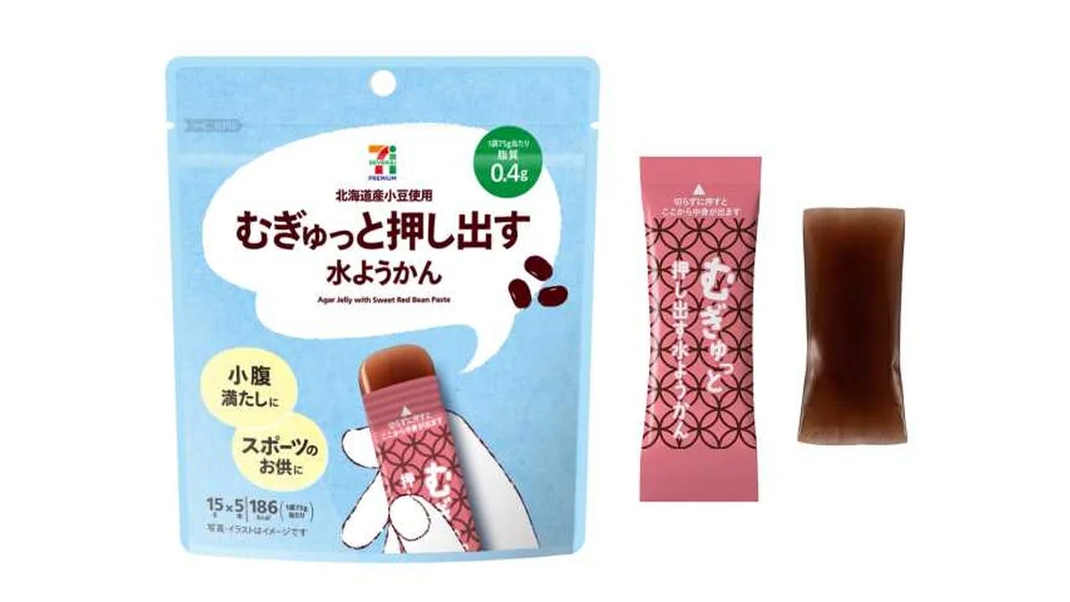 ７プレミアム　むぎゅっと押し出す水ようかん