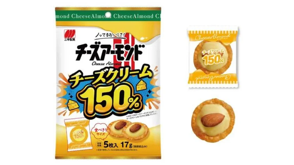 三幸　チーズアーモンド　チーズクリーム１５０％