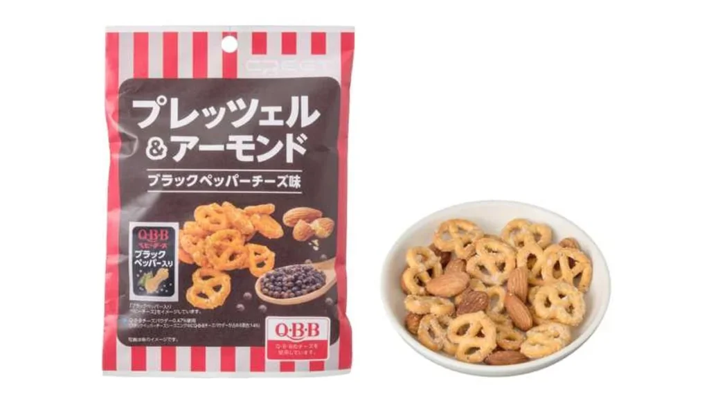 クリート　プレッツェル＆アーモンド　ブラックペッパーチーズ味