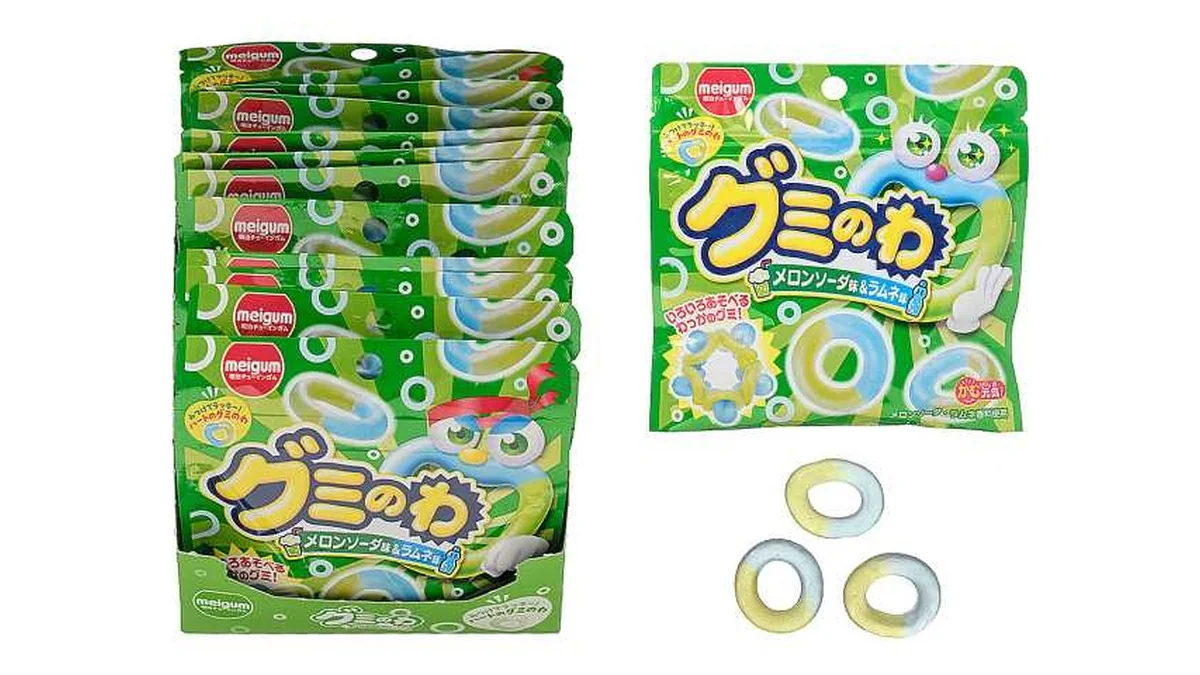 明治チューインガム　グミのわ　メロンソーダ＆ラムネ