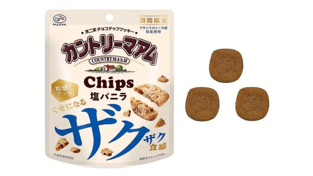 不二家　カントリーマアムチップス　塩バニラ　パウチ