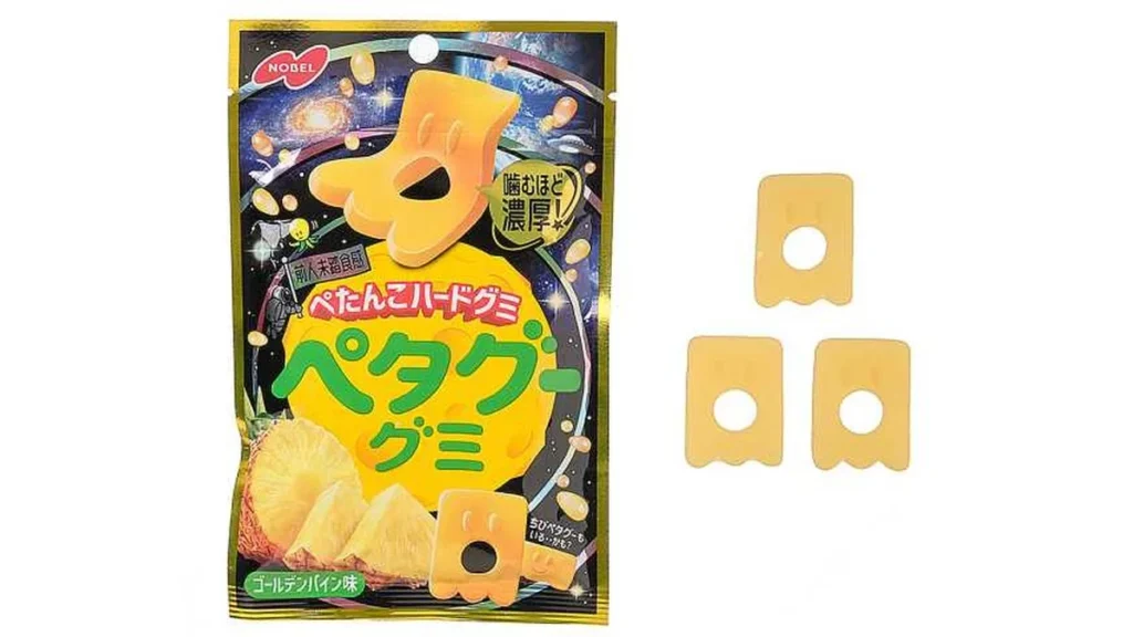 ノーベル製菓　ペタグーグミ　ゴールデンパイン味