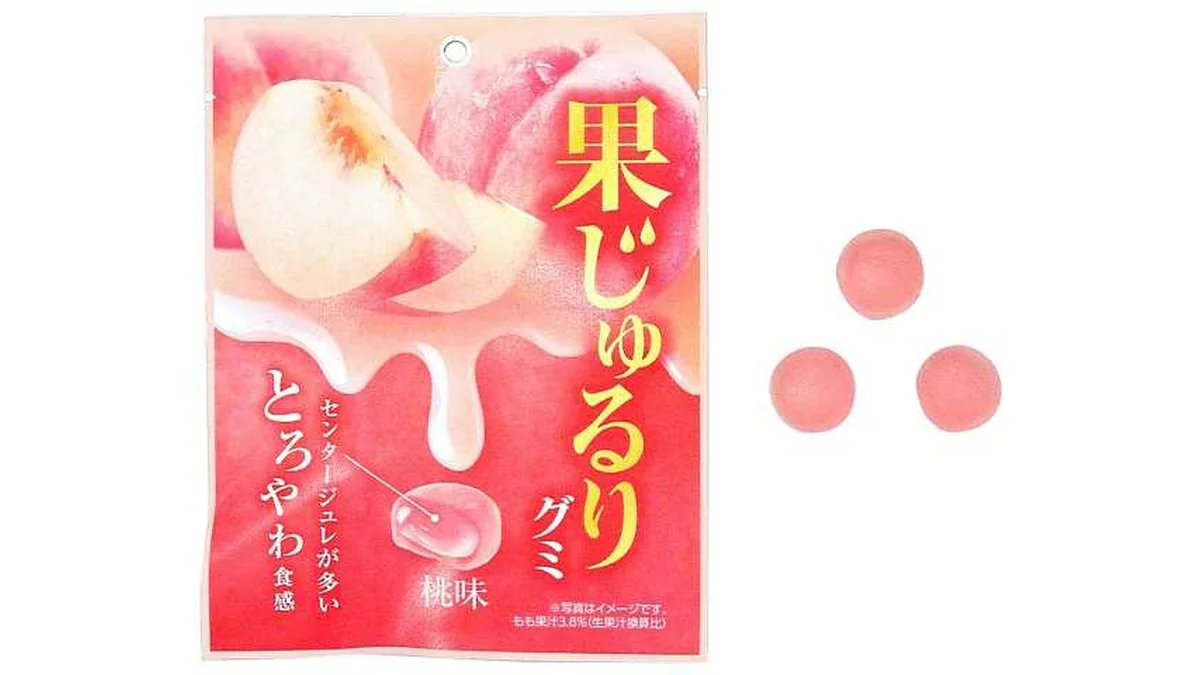 果じゅるりグミ　桃味