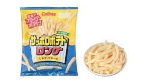 カルビー　サッポロポテト　ロング　じゃがバター味