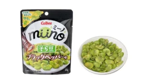 カルビー　ｍｉｉｎｏ　そら豆　ブラックペッパー味
