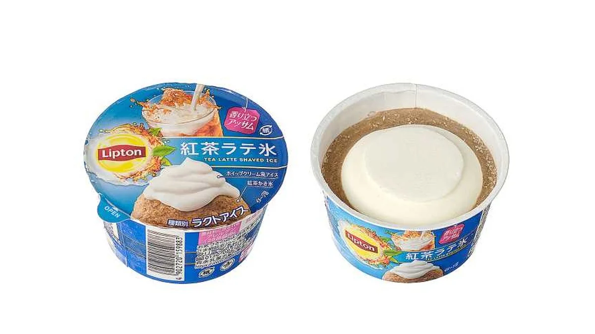 森永　リプトン　紅茶ラテ氷