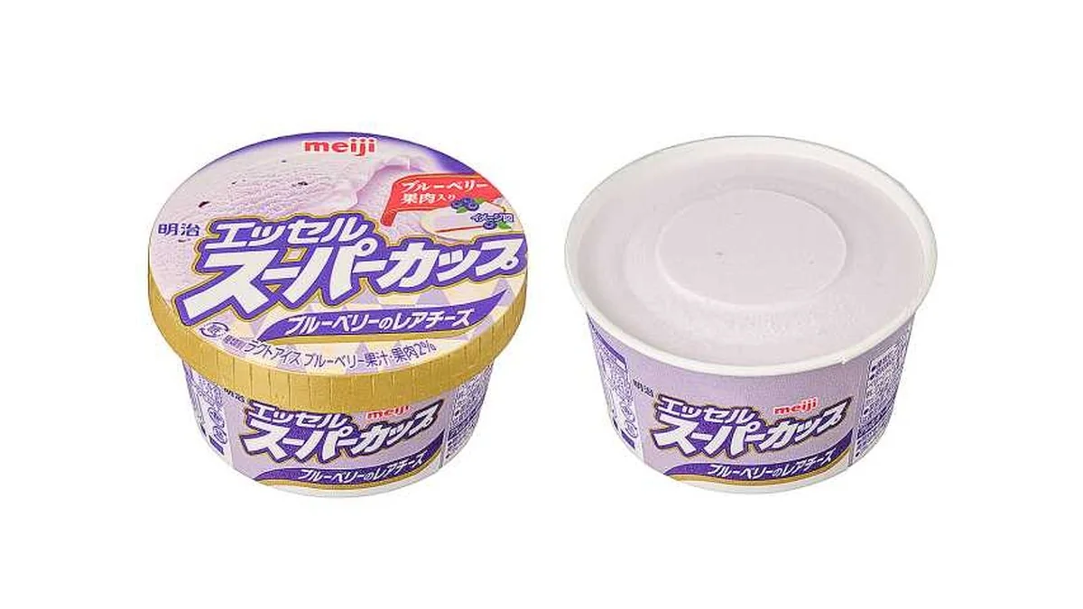 明治エッセル　　　　　ブルーベリーレアチーズ